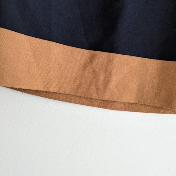 Ann Taylor Loft A-Line Navy and Tan Skirt Size 00P - Picture 2 of 11